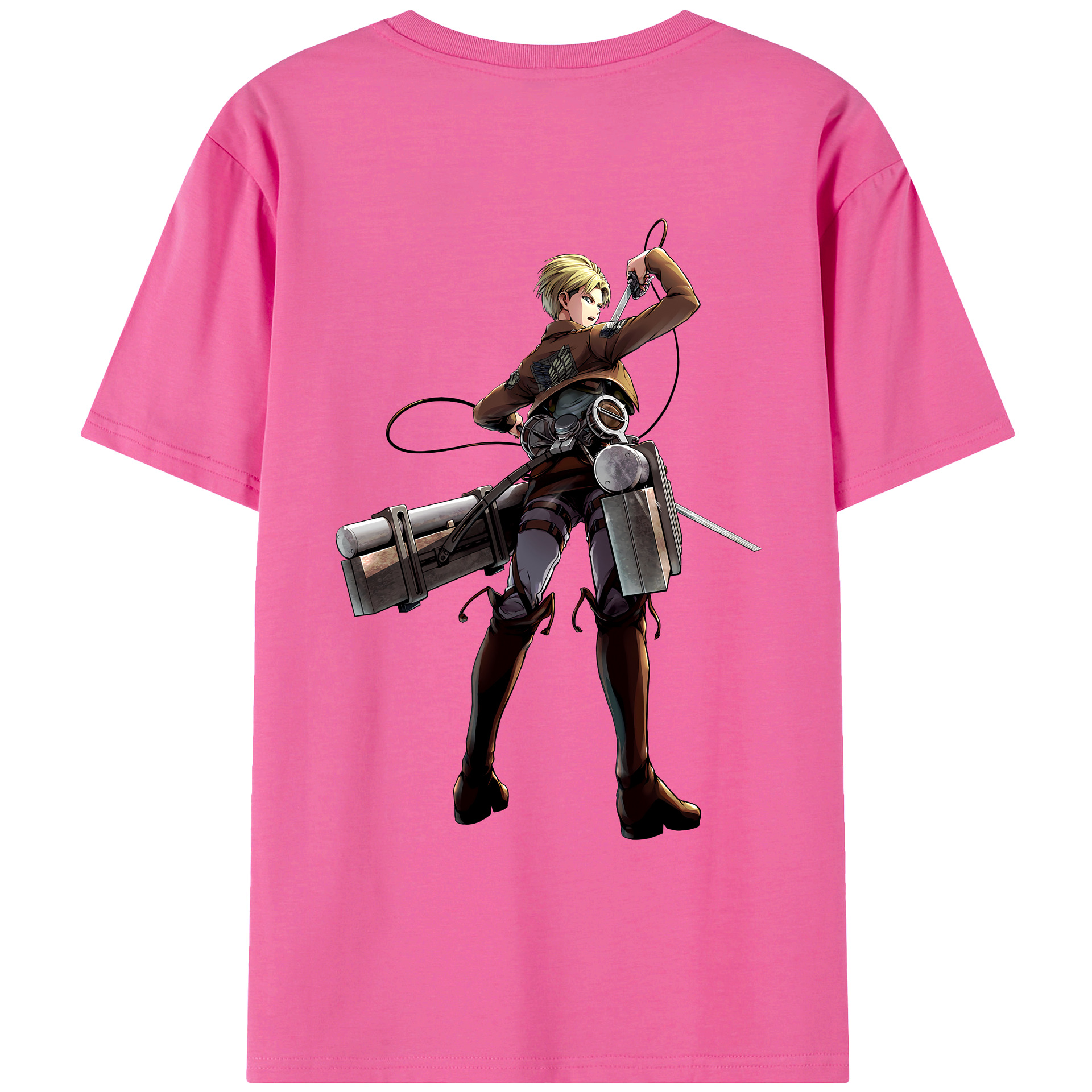 （画像用） 進撃の巨人 Attack on Titan レディース半袖Tシャツ(バックプリント)
